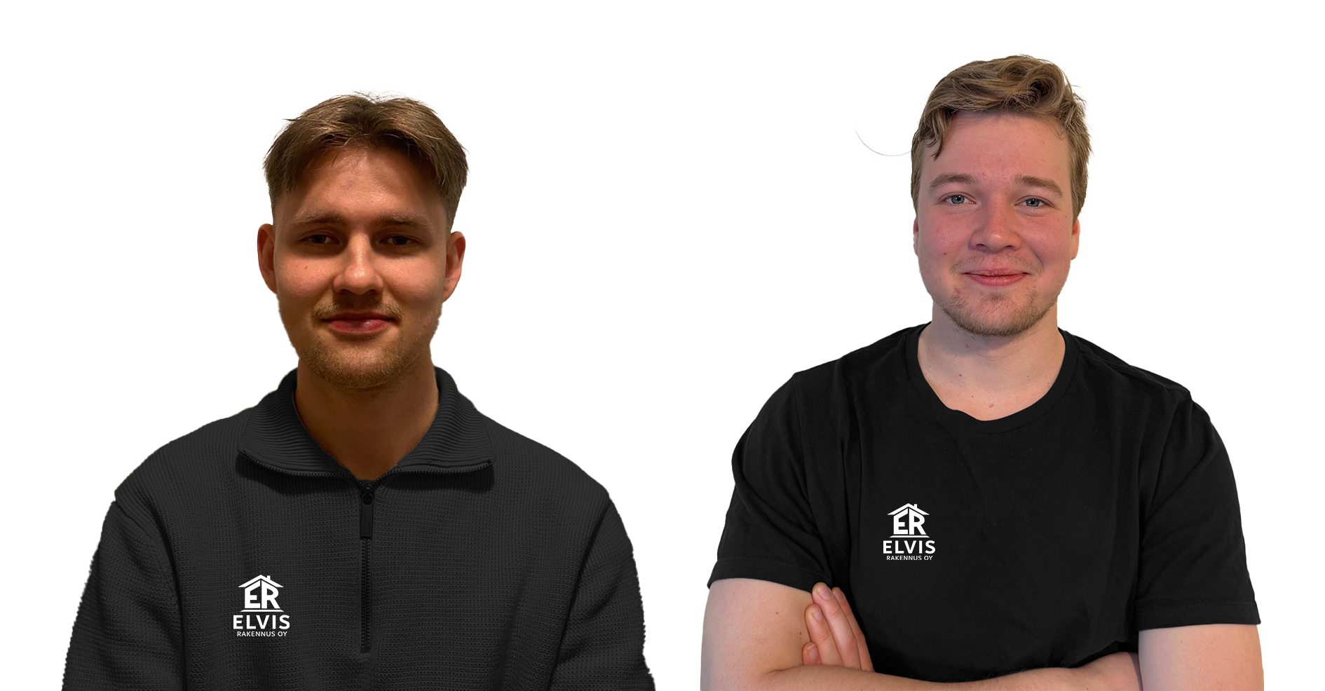 Yrittäjät Eelis Puttonen ja Visa Ristolainen Yrittäjät Eelis Puttonen ja Visa Ristolainen henkilökuvassa