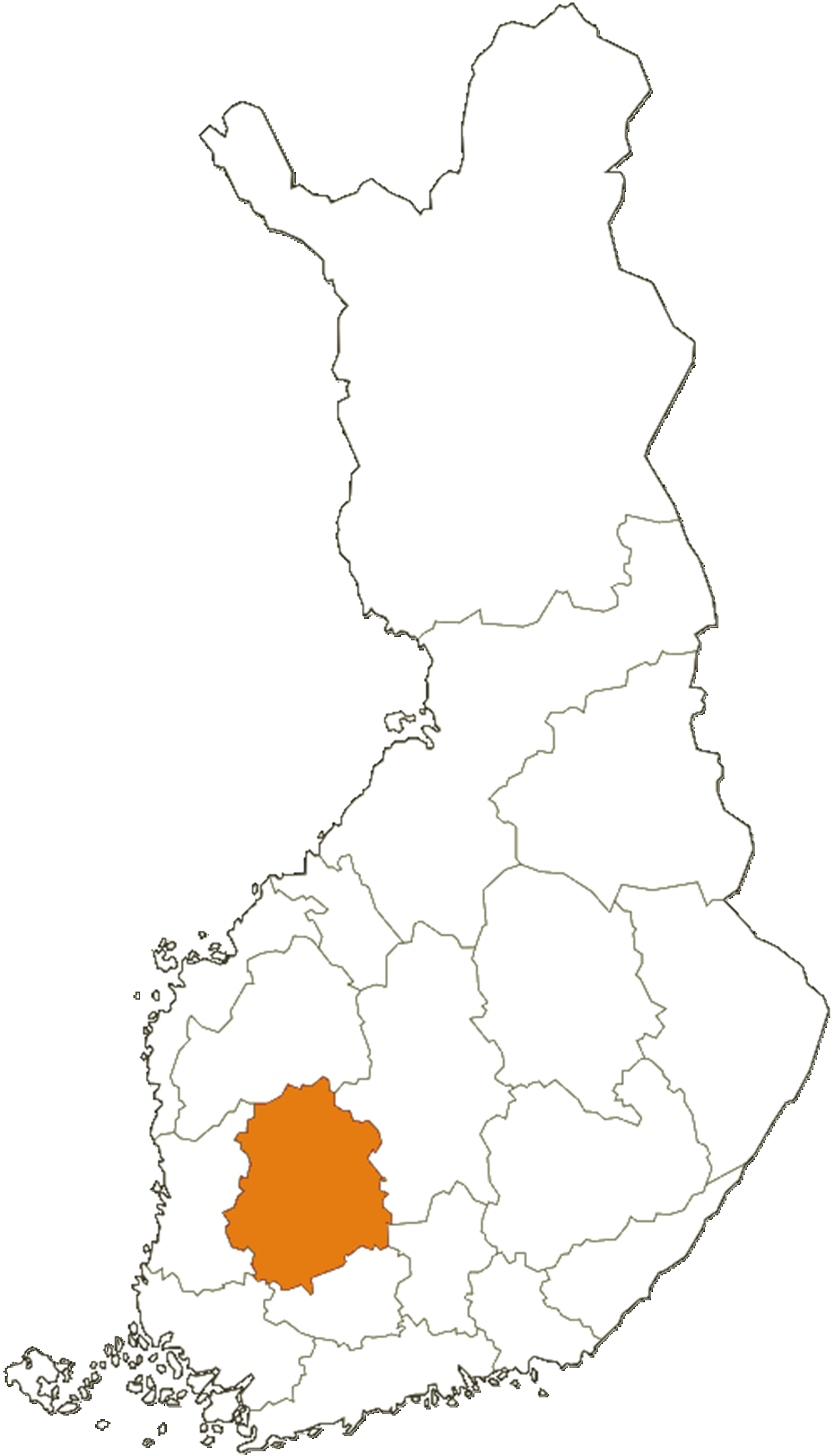 Elvisrakennus yrityksen toiminta-alue Pirkanmaa Terasseja ja pienrakennuksia tekevän yrityksen toiminta-alue Pirkanmaa kuvattuna kartalla